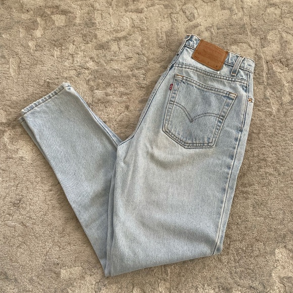 Levi's 512 W28 L30.5 slim fit tapered leg 80's Vintage mom levis 28 - Picture 1 of 12